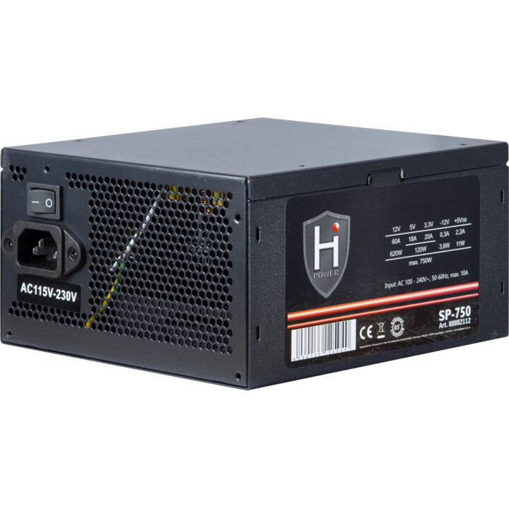 Alimentation Inter-Tech HIPOWER SP-750 750 W