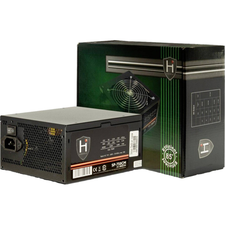 750W Inter-Tech Netzteil 750W HIPOWER SP-750CM
