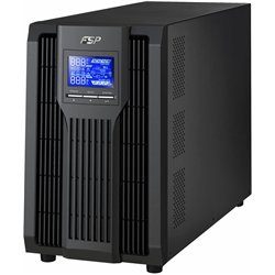 SAI en línea FSP Champ 3K de torre, 3000 VA, 2700 W, USB RS-232, 4 conectores IEC