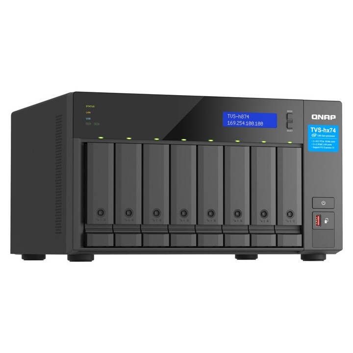 QNAP TVS-H874X-I9-64G 8-bay QuTS hero NAS Intel Core i9-12900 16-core 64GB RAM