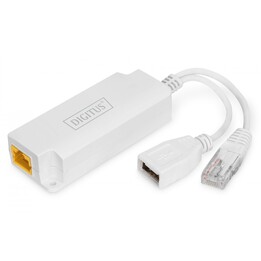 Divisor de rede Power over Ethernet (PoE) Digitus DN-95208 branco