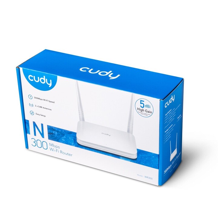 Roteador sem fio Cudy WR300 Fast Ethernet banda única (2,4 GHz) branco