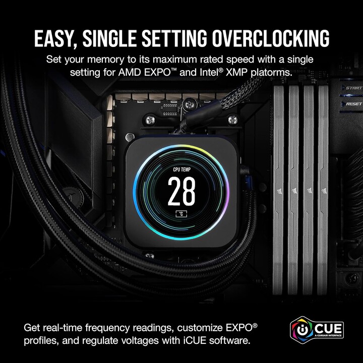 Corsair Vengeance 32GB 2 x 16GB 6400 MHz CL30 EXPO-XMP Grigio