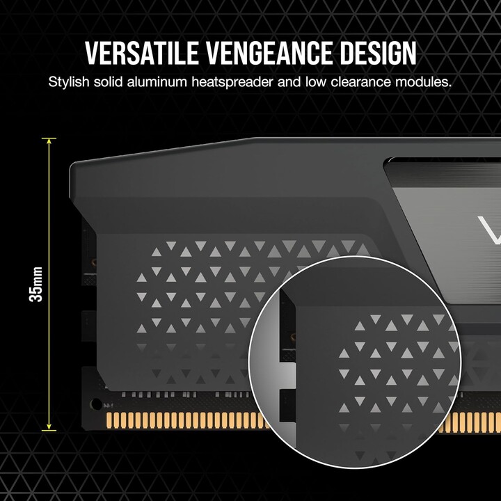 Corsair Vengeance 32GB 2 x 16GB 6400 MHz CL30 EXPO-XMP Grigio