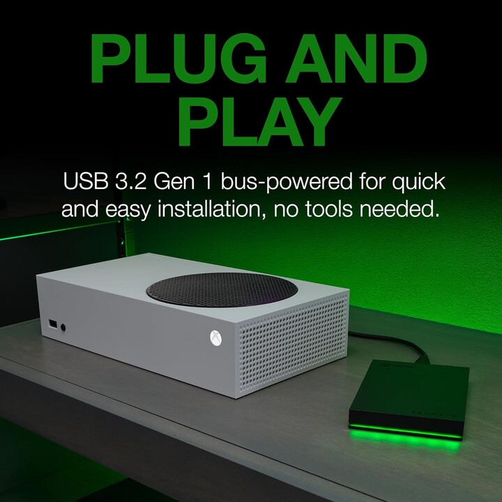 Drive de jogo SEAGATE de 2,5" para Xbox HDD de 4 TB USB 3.2