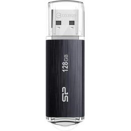 Memoria USB 3.1 de 128GB Silicon Power B02 negra