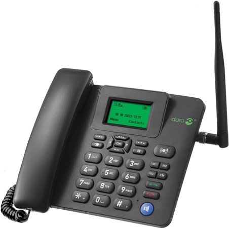 Doro 4100H GSM Tisch Teléfono negro