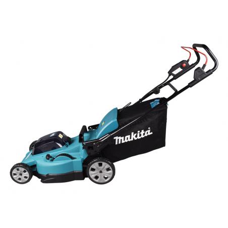 Makita DLM480Z cortadora de césped Cortacésped manual Batería Negro, Turquesa