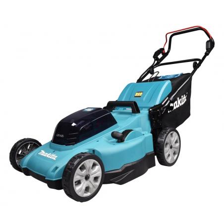 Makita DLM480Z cortadora de césped Cortacésped manual Batería Negro, Turquesa