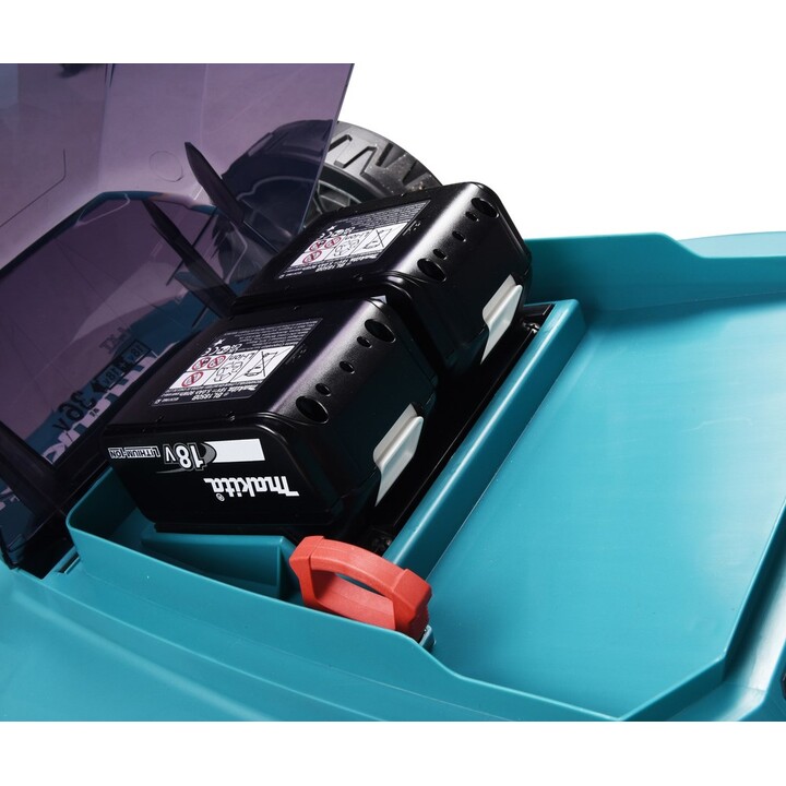 Makita DLM480Z tondeuse à gazon Tondeuse à gazon poussée Batterie Noir, Turquoise
