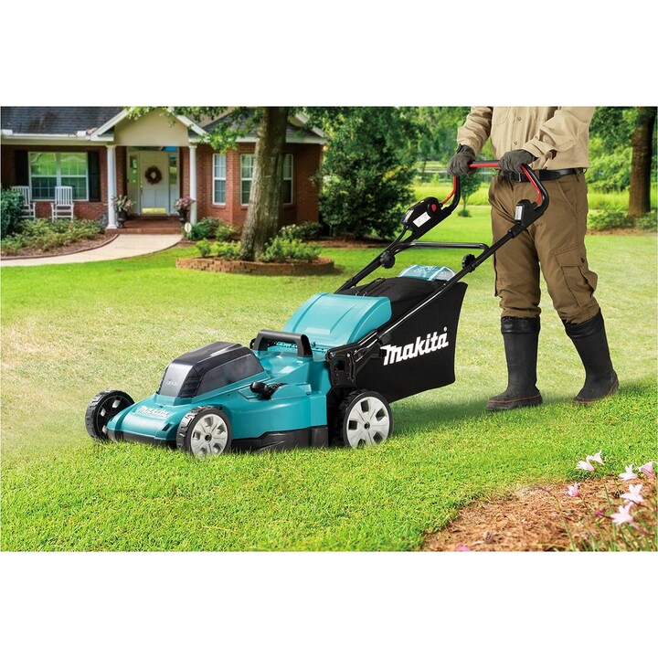 Makita DLM480Z tondeuse à gazon Tondeuse à gazon poussée Batterie Noir, Turquoise