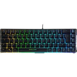 Teclado Deltaco DK240 Mini 60% transparente