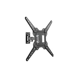 Supporto da parete regolabile per schermi da 23"-55" con braccio inclinabile e girevole fino a 30 kg