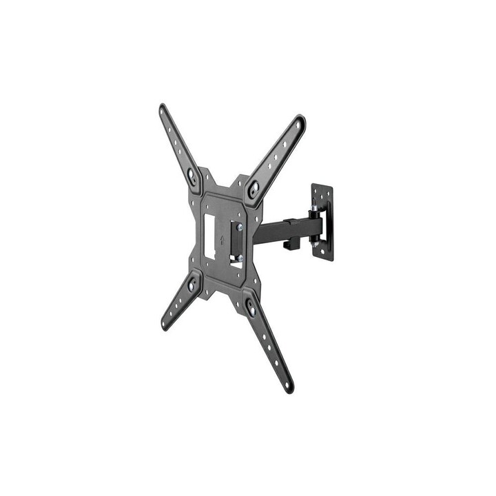 Supporto da parete regolabile per schermi da 23"-55" con braccio inclinabile e girevole fino a 30 kg