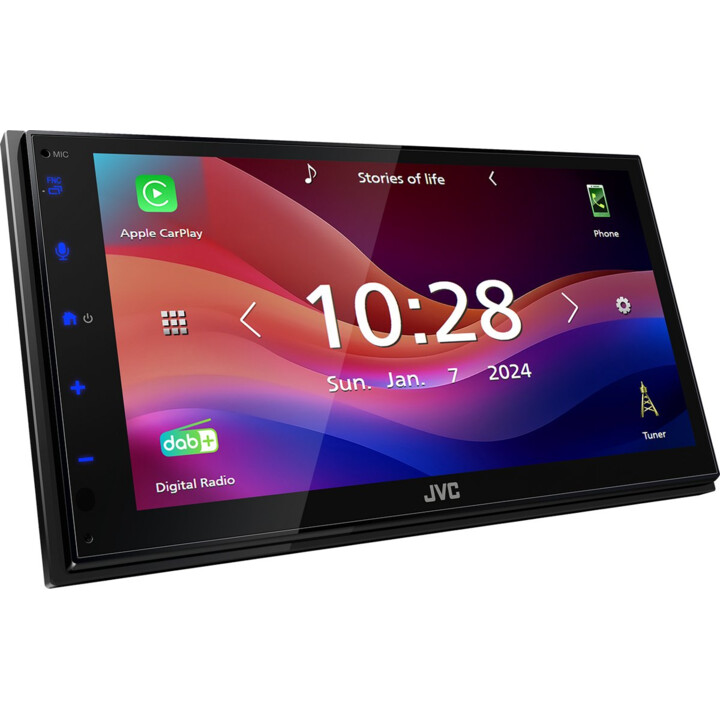JVC KW-M695DBW 2DIN Digitale Media Receiver Met 6,8 pouces