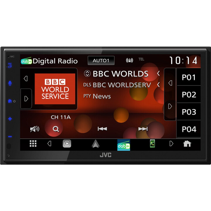 JVC KW-M695DBW 2DIN Digitale Media Receiver Met 6,8 pouces
