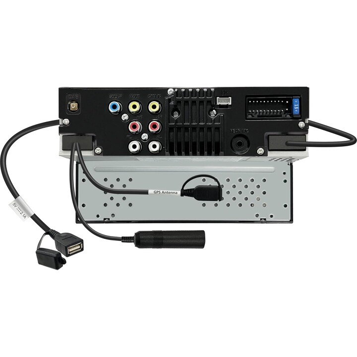 JVC KW-M595DBT 17,3 cm WSVGA 1024 x 600 px Moniceiver Dab+/FM, CarPlay, Android Auto, Apple & Android, USB, Bluetooth, painel Tá