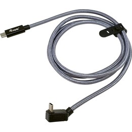 EQUIP 128423 Cabo USB-C 3.0 2,00 m 5 A 4K/60 Hz Prateado