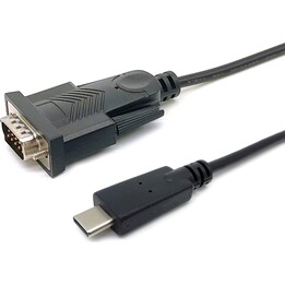 EQUIP 133392 USB-C to Serial RS232-DB9 male/male 1.5 m black