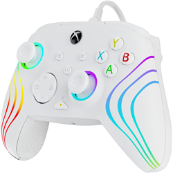 Controlador PDP cableado Afterglow Wave blanco XBOXSeriesX