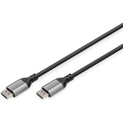 Cabo adaptador DisplayPort DIGITUS DPort -- DPort St/St 8K 1m