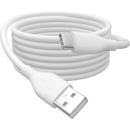Digitus USB-A - USB-C 2.0 (ST-ST) 2m Câble de Charge en Silicone 60W Blanc