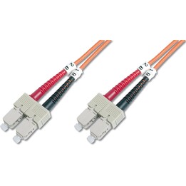 DIGITUS LWL Patchkabel LC -- LC 7.00m Multimode Duplex OM4