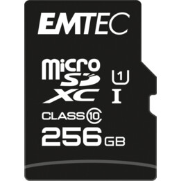 Cartão EMTEC M256GB UHS-I U1 elitegold + adaptador