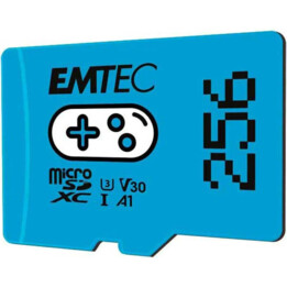 Karte EMTEC M256GB UHS-I U3 V30 A1 Gaming Blue