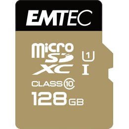 Card Emtec m128GB UHS-I U1 EliteGold + Adapter