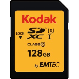 Tarjeta Kodak 128GB UHS-I U3 V30 Ultra