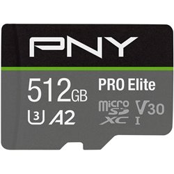 Micro XC Carte 512 Go PNY Pro Elite