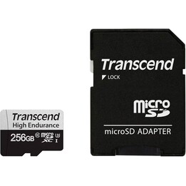 MicroSD Card 256 GB Transcend SDXC USD350V C/Adaptador