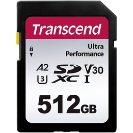 Tarjeta 512GB Trascend SDXC SDC340S 160/90 MB/S