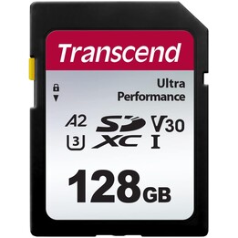 Cartão 128GB Transcend SDXC SDC340S 160/90 MB/S
