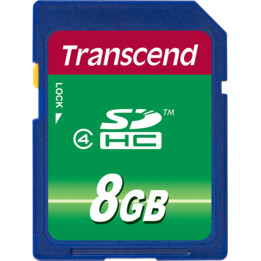 Transcend TS8GSDHC4 SecureDigital 8 GB C4 memory card