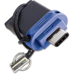 Clé USB Store 'n' Go Dual 64 Go USB 3.2 Gen1 USB-C/USB-A bleu de Verbatim