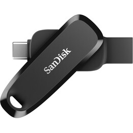 Unidad flash USB SanDisk SDDDC6-256G-G46 de 256 GB USB-C y USB-A Negra