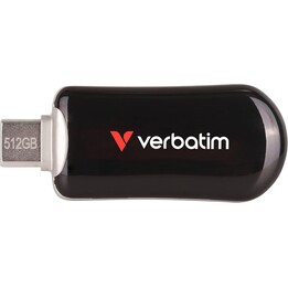 STICK Verbatim Plectra Nero 512 GB Chiavetta USB-C 30227