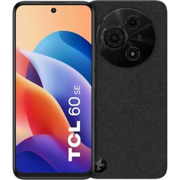 TCL 60 SE, 512 GB ROM, 8GB RAM + 10 GB Erweiterung, 50 MP Kamera, 6,67 HD + Display, 5200mah, Android 15, Dual Sim, Schwarz, Sc