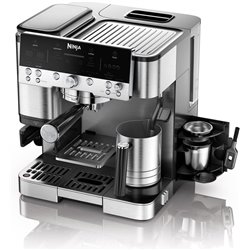 Cafetera espresso 3 en 1 NINJA ES601EU Luxe Premier Plateada