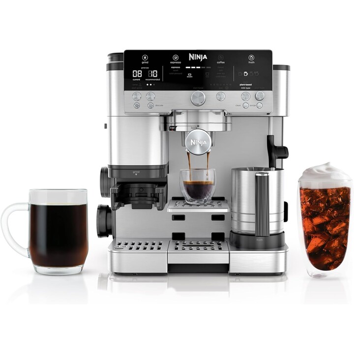 Cafetera espresso 3 en 1 NINJA ES601EU Luxe Premier Plateada