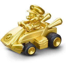Carrera - Mini Racer - Mario Kart(TM) Mini RC a 2,4 GHz, Mario - Oro (Scatola di cartone)