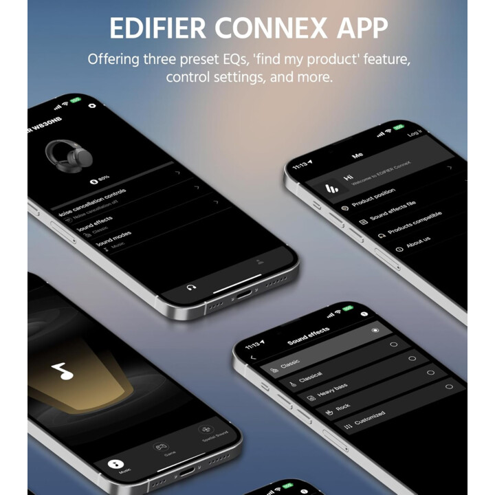 Edifier W830NB ANC Marfil