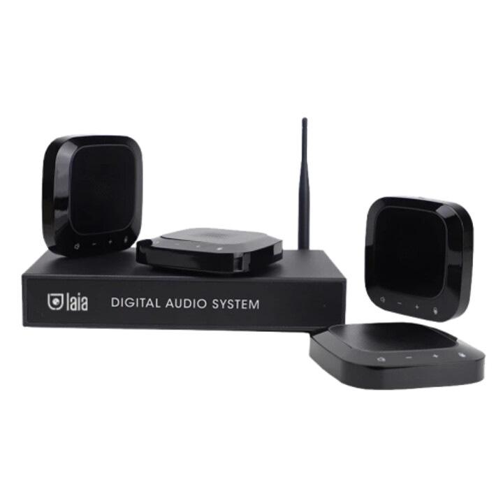 Laia Cute (tpq22) T-pod Quad 22, système audio USB avec 4 microphones WiFi de bureau. Fonctionnalités d intégration avancées