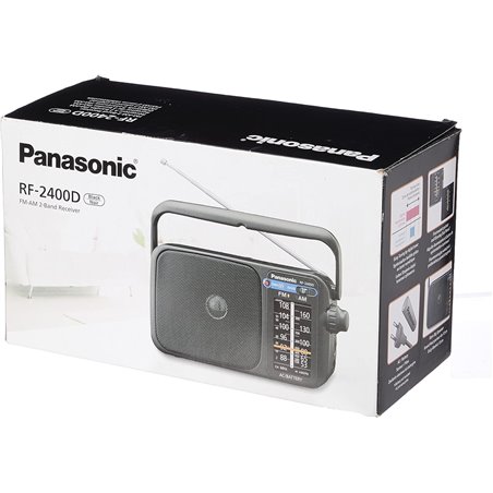 Radio Portable PANASONIC RF-2400DEG-K - AM / FM - AFC -