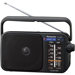 Radio PORTÁTIL PANASONIC RF-2400DEG-K - AM / FM - AFC -