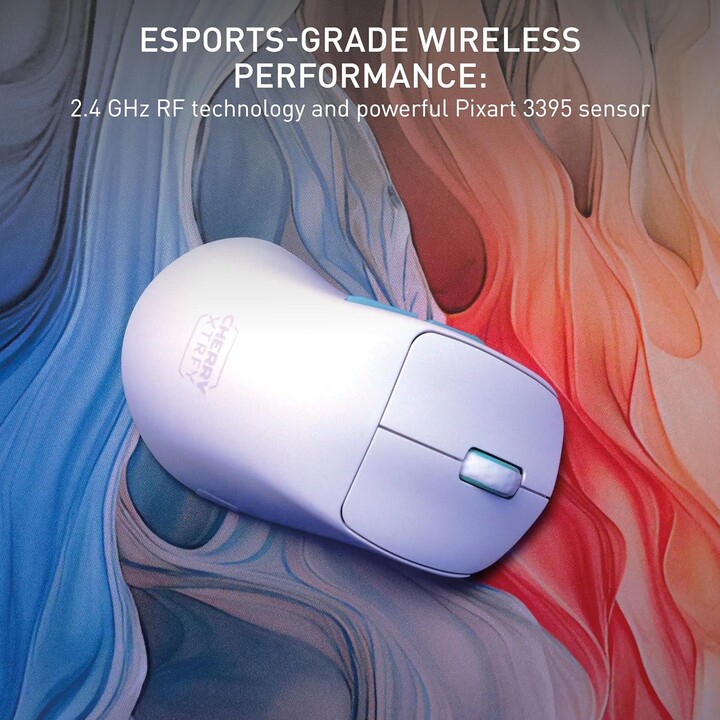 CHERRY XTRFY M64 Inalámbrico. Ratón inalámbrico blanco