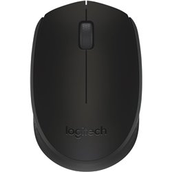 Logitech M171 Souris sans fil pour PC, Mac, ordinateur portable, 2,4 GHz avec récepteur USB mini, suivi optique, ambidextre, noi