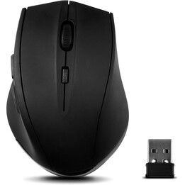 Speedlink Calado Silent Mouse SL-6343-RRBK, Wireless USB, 1600 DPI, 4GHz Wireless Technology, Schwarz